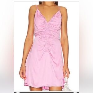 Astr the Label Pibk satin Dress Valinda